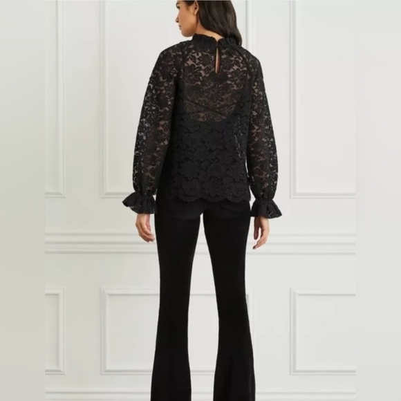 Hill House Millie Black Lace Blouse Size Small - Picture 13 of 13